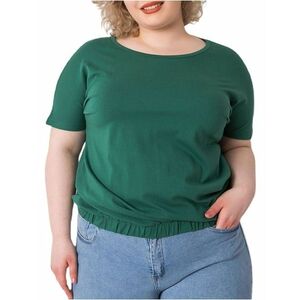 Sötétzöld női alap póló kép