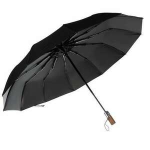 Fanyelű összecsukható fekete esernyő kép