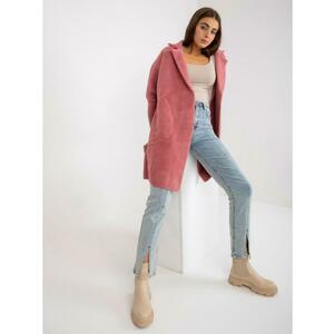 Női alpakka kabát EVELINE rózsaszínű kép