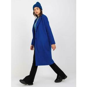 Női kabát zsebekkel OCH BELLA kobalt kék kép