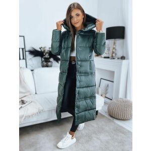 Dstreet Gyönyörű sötétzöld női kabát Inka Premium kép