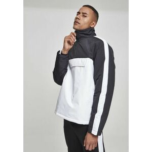 Urban Classics 2-Tone Padded Pull Over Jacket white/black kép