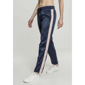 Urban Classics Ladies Button Up Track Pants navy/lightrose/white kép
