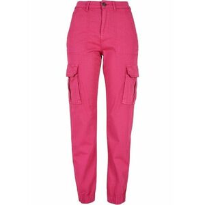 Urban Classics Ladies Cotton Twill Utility Pants hibiskus pink kép