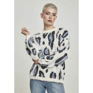 Urban Classics Ladies Leo Sweater abstract leo kép