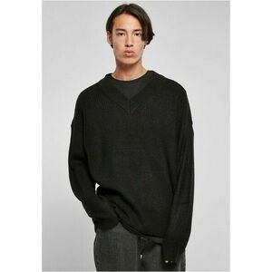 Urban Classics V-Neck Sweater black kép