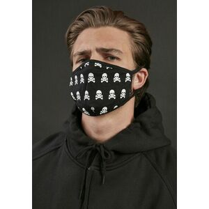 Mr. Tee Skull Face Mask 2-Pack black/white kép