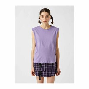Koton Women's Lilac Short Sleeve T-Shirt kép