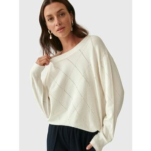 Tatuum Sweater Azjaki T2223.090 Fehér Regular Fit kép