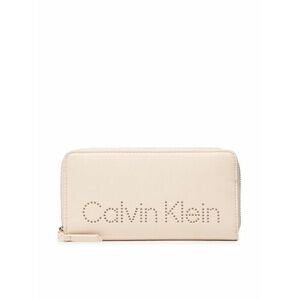 Calvin Klein Nagy női pénztárca Ck Set Wallet Z/A Lg K60K609191 Bézs kép