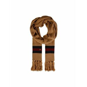Tommy Hilfiger Sál Luxe Cable Scarf AW0AW13840 Barna kép
