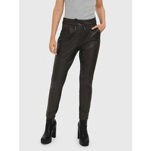 Vero Moda Műbőr nadrág Eva 10205737 Barna Relaxed Fit kép