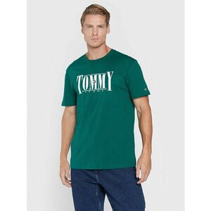 Tommy Jeans Póló Essentail DM0DM14993 Zöld Regular Fit kép