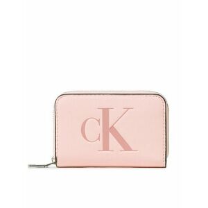Calvin Klein Jeans Kis női pénztárca Sculpted Med Zip Around Mono K60K610096 Rózsaszín kép