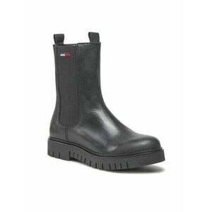 Tommy Jeans Bokacsizma Long Chelsea Boot EN0EN01990 Fekete kép