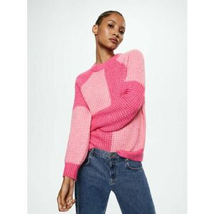 Mango Sweater Cleob 37003860 Rózsaszín Oversize kép