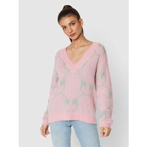 Pinko Sweater Marisol 1G17UD A007 Rózsaszín Oversize kép
