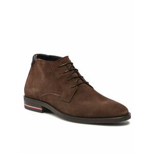 Tommy Hilfiger Bakancs Signature Hilfiger Suede Boot FM0FM04174 Barna kép