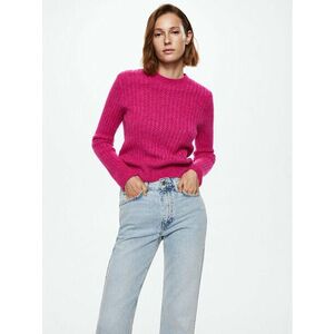 Mango Sweater Calady 37017759 Rózsaszín Regular Fit kép