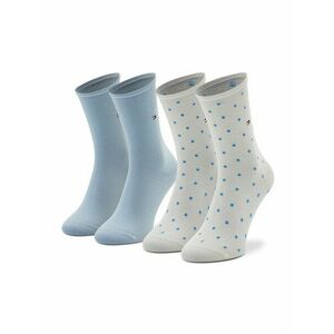 Tommy Hilfiger 2 pár hosszú szárú női zokni 100001493 Kék kép