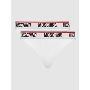 MOSCHINO Underwear & Swim 2 db tanga 4744 9003 Fehér kép