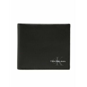 Calvin Klein Jeans Nagyméretű férfi pénztárca Monogram Soft Bifold W/Coin K50K510148 Fekete kép