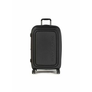 Mandarina Duck Közepes keményfedelű bőrönd Logoduck + P10SZV32 Fekete kép
