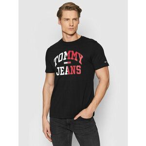Tommy Jeans Póló Entry Collegiate DM0DM12421 Fekete Regular Fit kép