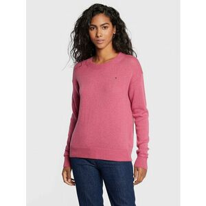 Tommy Hilfiger Sweater WW0WW35882 Rózsaszín Loose Fit kép