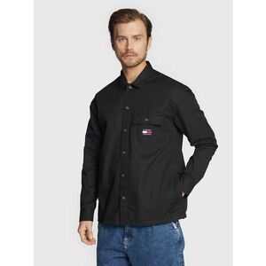 Tommy Jeans Átmeneti kabát Classic Solid DM0DM15129 Fekete Overshirt Fit kép