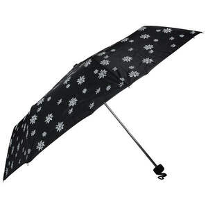 Doppler Doppler Női összecsukható mechanikus esernyő Special Mini Edelweiss fekete 700065E03 kép