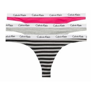 Calvin Klein Calvin Klein 3 PACK - női tanga PLUS SIZE QD3800E-658 3XL kép