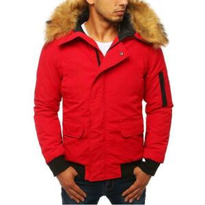 Téli férfi dzseki, piros kép