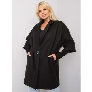 Női laza kabát Aliz RUE PARIS fekete kép