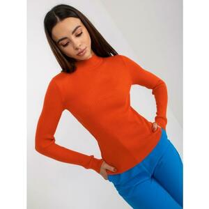 Női garbó ANETA narancssárga színű pulcsi kép
