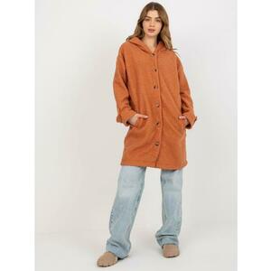 Női kapucnis kabát SOFIE sötét narancssárga kép