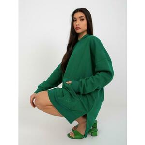 Női túlméretezett pulóver MAYFLIES sötétzöld kép