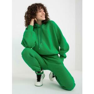 Női alapszett kapucnis pulóverrel RYLEE zöld kép