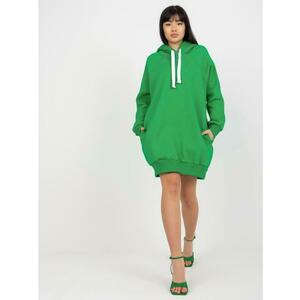 Női pulóver zsebekkel FAITH zöld kép