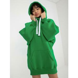 Női alap kapucnis pulóver TORI zöld kép