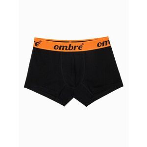 Ombre Clothing Stílusos fekete narancssárga boxeralsó U283 kép
