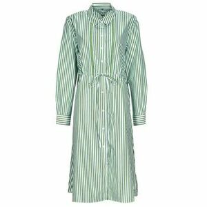 Rövid ruhák Tommy Hilfiger ORG CO STRIPE MIDI SHIRT-DRESS kép