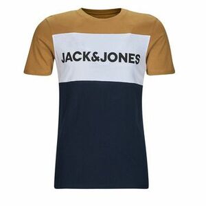Rövid ujjú pólók Jack & Jones JJELOGO BLOCKING TEE SS kép