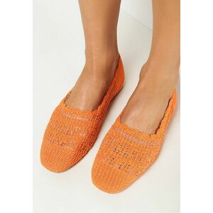 Narancssárga Balerina lapossarkú cipő kép