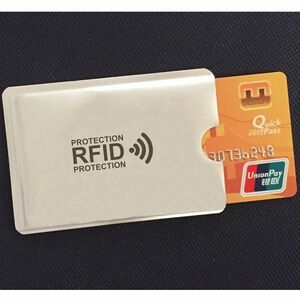 RFID Bankkártya védőtok-Ezüst KP6633 kép