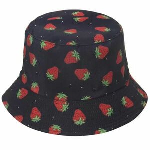 Strawberries Bucketkalap-Fekete KP22923 kép
