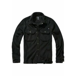 Brandit Jeff Fleece Shirt Long Sleeve black kép