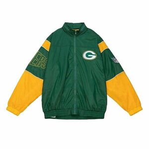 Mitchell & Ness Green Bay Packers Authentic Sideline Jacket green kép