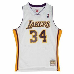 Mitchell & Ness Los Angeles Lakers 34 Shaquille O'Neal Alternate Jersey white kép