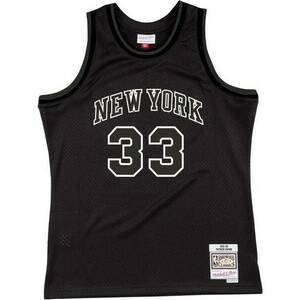 Mitchell & Ness New York Knicks #33 Patrcik Ewing White Logo Swingman Jersey black kép